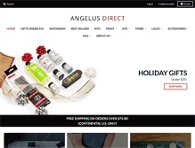 Tablet Screenshot of angelusdirect.com